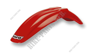 Plastique, garde boue avant rouge supermotard Honda XL600R, XL600LM, XR600R